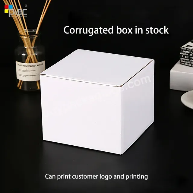 3 Layer Corrugated Paper White Box Burger Mail Packaging Boxes Corrugated P&c Packaging