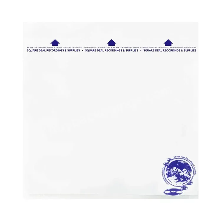 3-layers Of Archival Quality Anti-static Hdpe With Rice Paper Enclosed Insert 12" Record Inner Sleeves