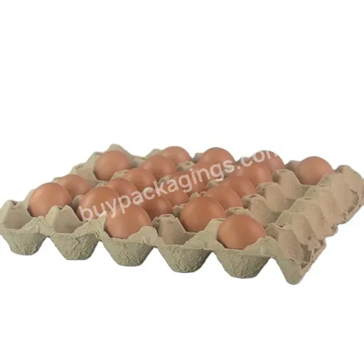 30 Cells Egg Trays Egg Carton Box Customized Packaging Boxes Pulp Egg Carton Packaging