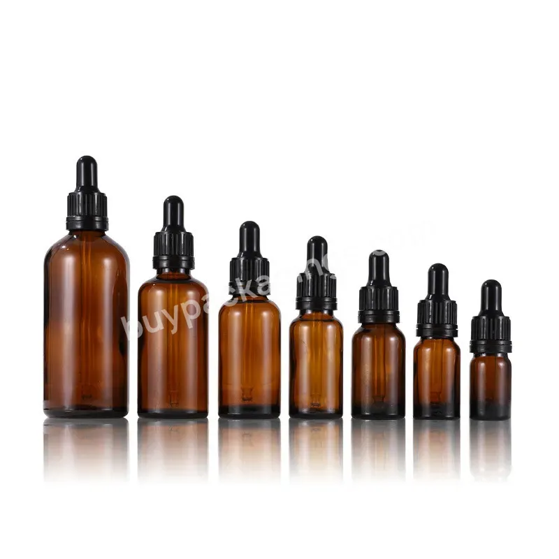 30 Ml Amber Glass Empty Tincture Dropper Bottles For Essential Oil Bottle With Dropper Top