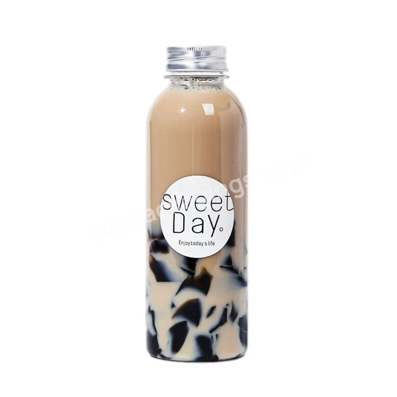 300ml 400cc 500 Ml/1000ml Transparent Juice Bottle Milk Tea Cup Plastic Juice Bottle Accept Customized Logo