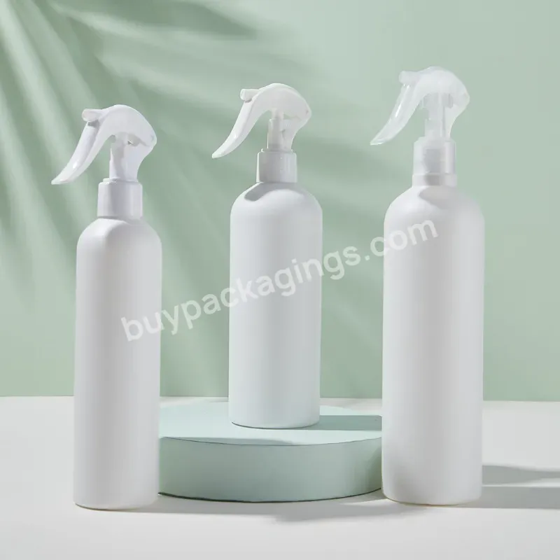 300ml 400ml 500ml Round Pet Personal Care Packaging Liquid Soap Trigger Spray Pump Bottle