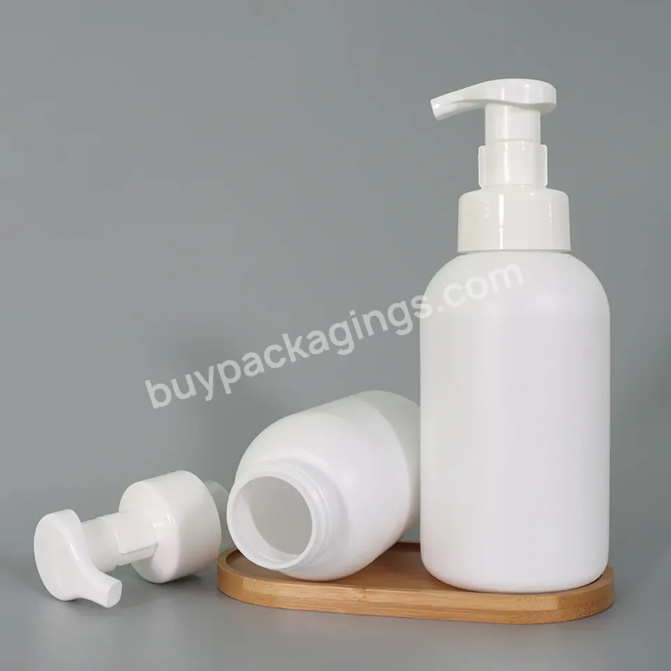 300ml 500ml Foaming Bottle White Hdpe Hand Wash Cosmetic Liquid Soap Dispenser Pump Foam Bottle