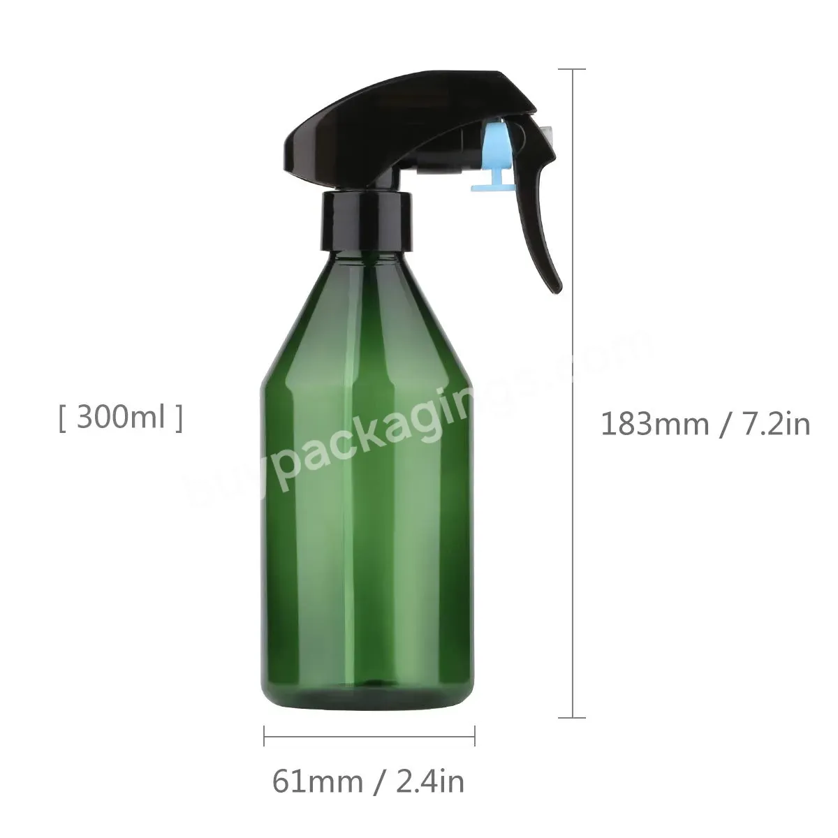 300ml Fine Mist Spray Bottle For Cleaning Solution Gardening Trigger Water Empty Sprayer 10oz