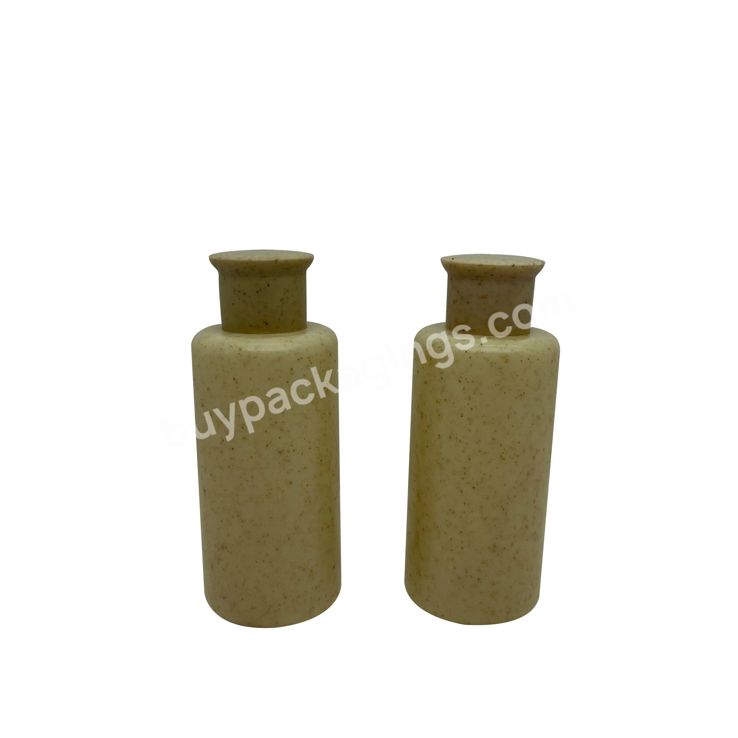 30/40/50ml Hot Sale Environmentally Friendly Material Degradable Wheat Straw Bottle Shampoo Bottle Body Wash Bottle