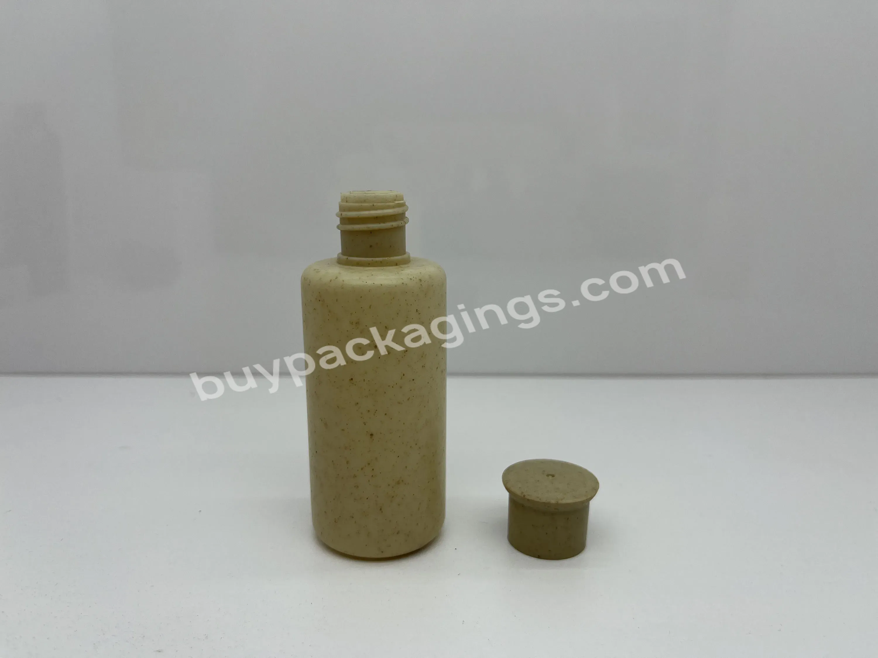 30/40/50ml Hot Sale Environmentally Friendly Material Degradable Wheat Straw Bottle Shampoo Bottle Body Wash Bottle