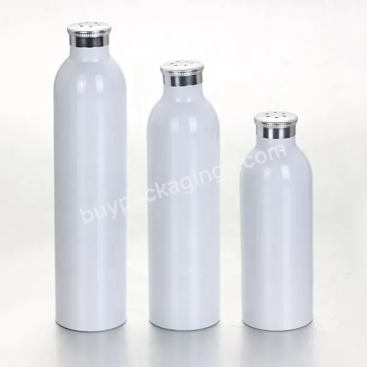 30/50/80/120/160/200g Cosmetic Aluminum Powder Talc Bottle For Seasoning Powder Bottle Packaging