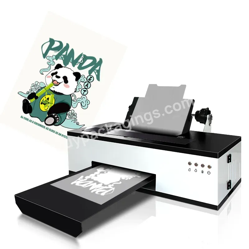 30cm Dtf Printer With L1800 R1390 Print Head Roll To Roll Pet Film Machine For T-shirt Printing