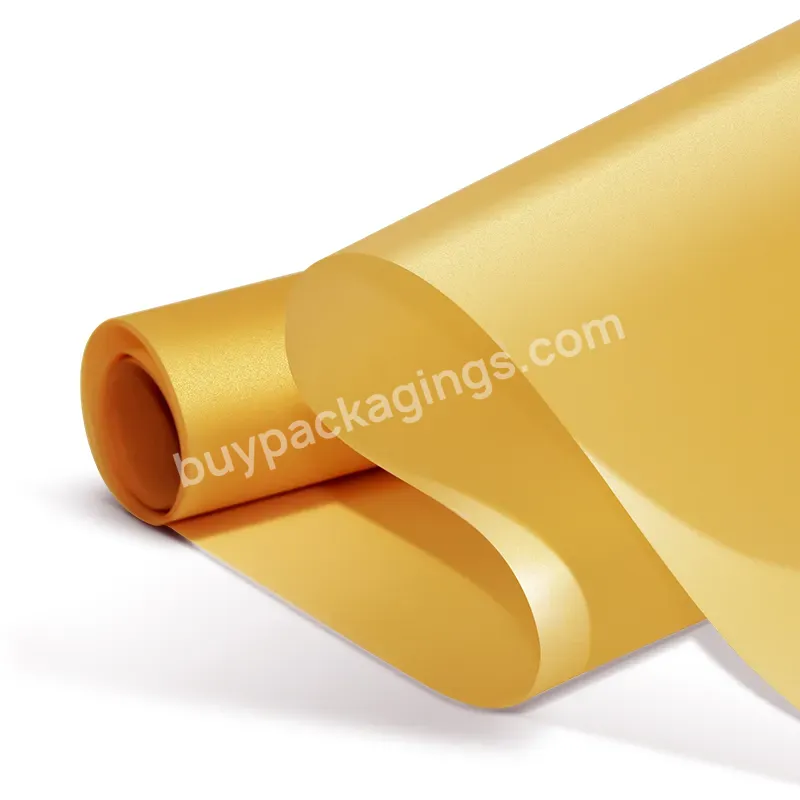 30cm*100m Pet Roll High Quality Gold Dtf Designed Transfer Sheet Roll 75u Thickness Single-sided Pet Films Rolls