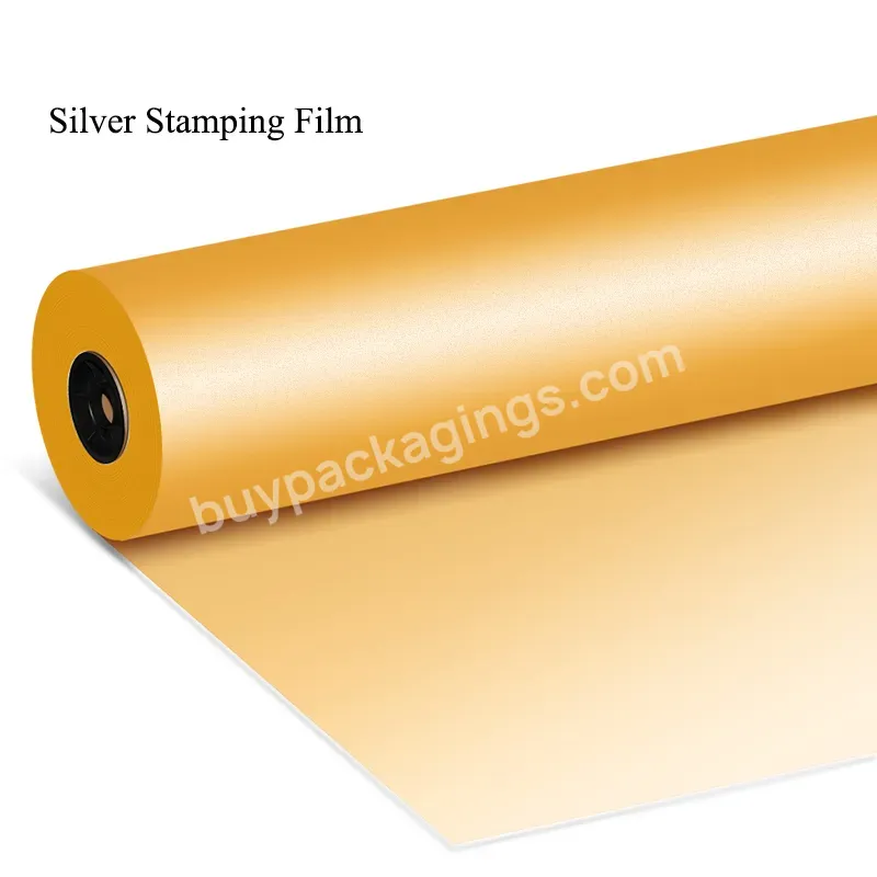 30cm*100m Pet Roll High Quality Gold Dtf Designed Transfer Sheet Roll 75u Thickness Single-sided Pet Films Rolls