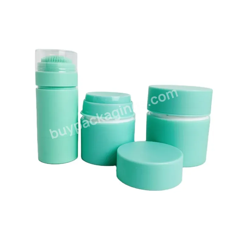 30g 1oz Empty Eye Cream Lotion Container Refillable Powder Jars Double Wall Cosmetic Airless Pump Jars 50g 1.7oz