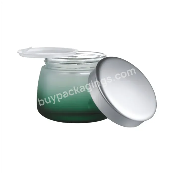 30g 50g 60ml 100ml 120ml Glass Cream Jar Glass Candle Making Glass Lotion Bottle With Pump For Sikincare