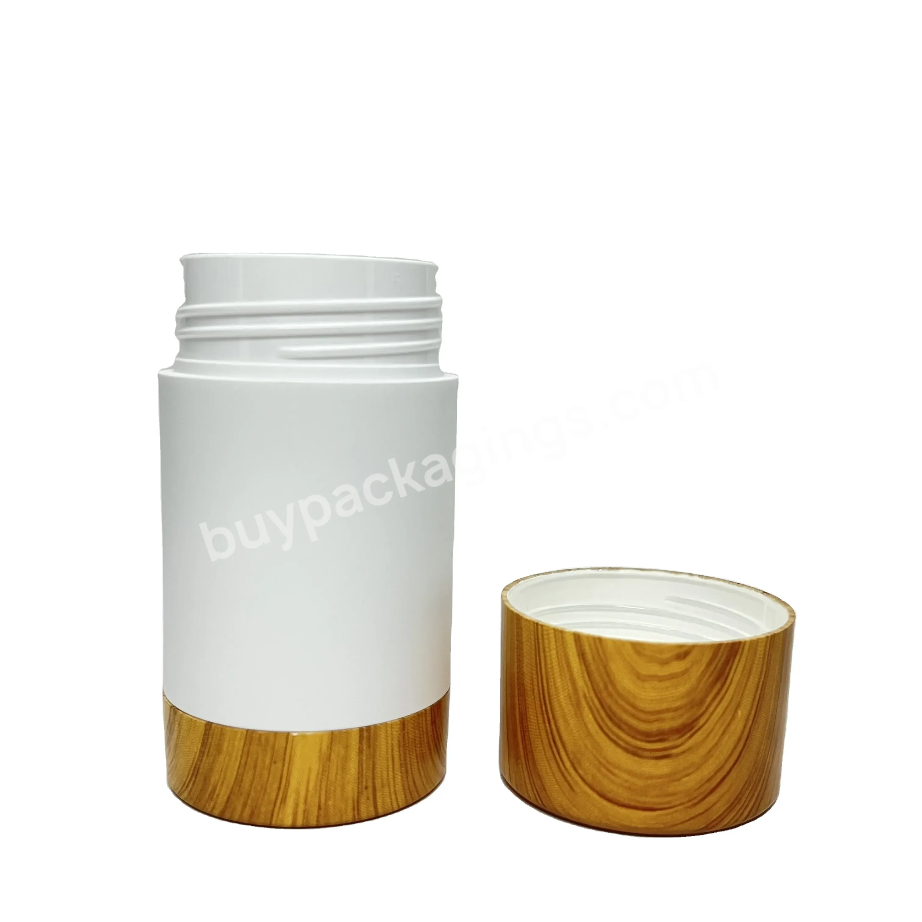 30g 50g 75g Pcr Bamboo Deodorant Container Plastic Deodorant Sticks Recycling Body Balm Tubes Packaging Wholesale