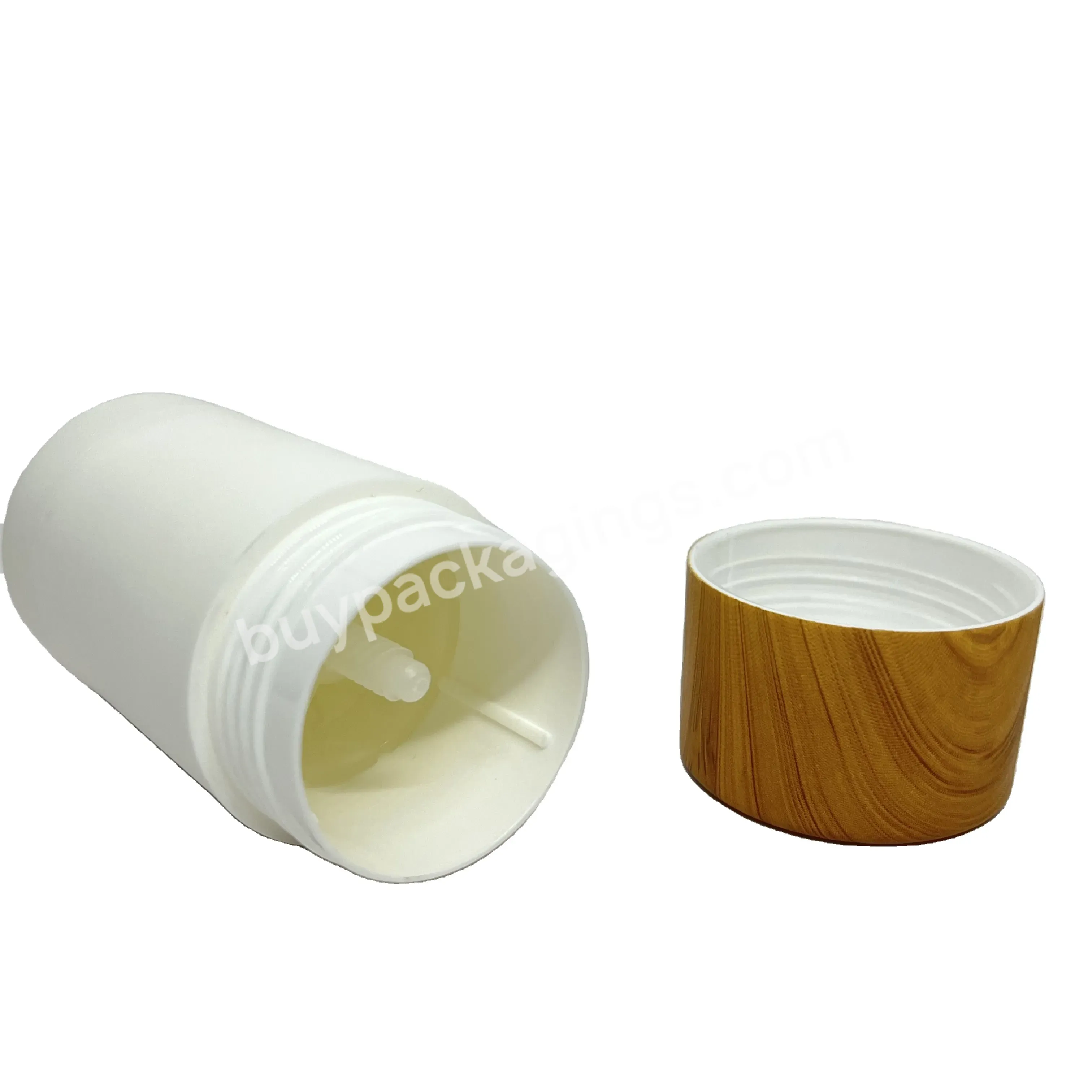 30g 50g 75g Pcr Bamboo Deodorant Container Plastic Deodorant Sticks Recycling Body Balm Tubes Packaging Wholesale