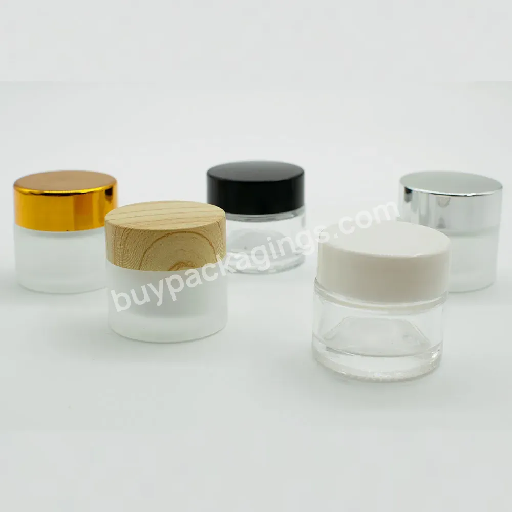 30g 50g Cosmetic Packaging Glass Jar For Face Cream