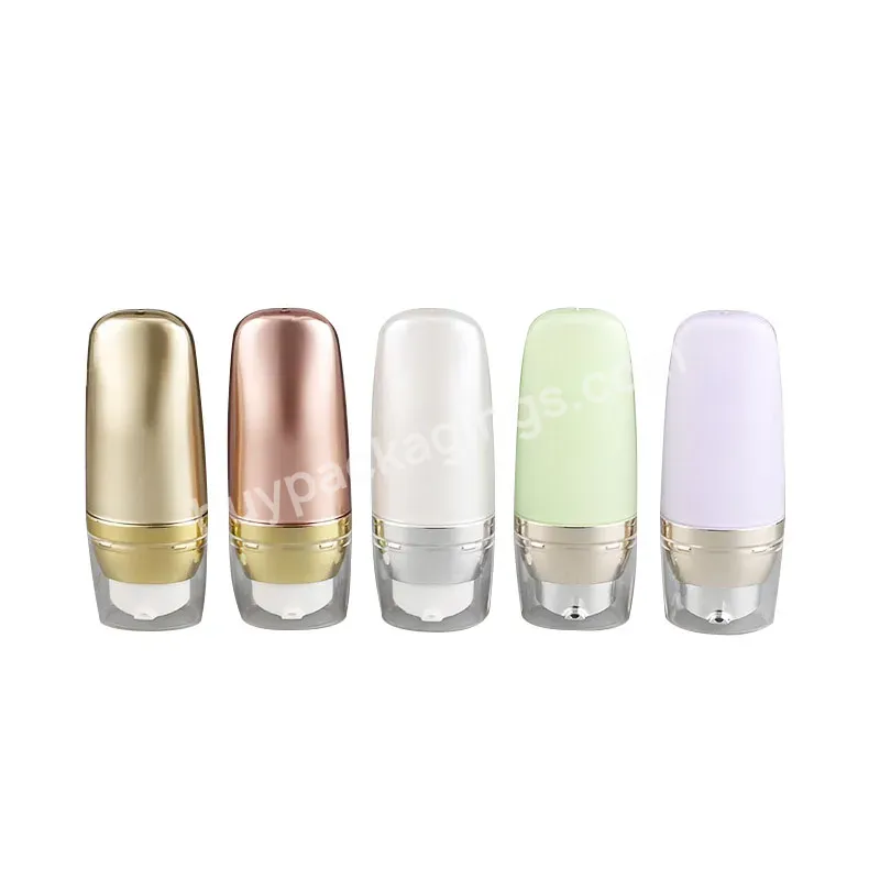 30g 50g Hot Sale Isolation Cream Vacuum Bottle Hand Cream Sunscreen Empty Plastic Bottle Foundation Separate Pack Press Bottle