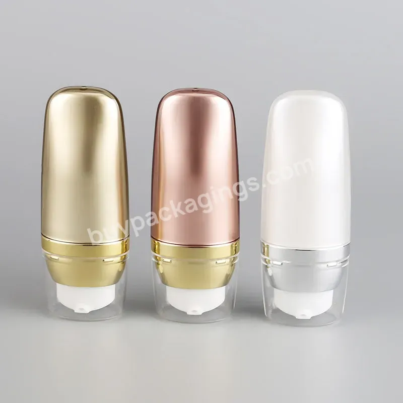 30g 50g Hot Sale Isolation Cream Vacuum Bottle Hand Cream Sunscreen Empty Plastic Bottle Foundation Separate Pack Press Bottle