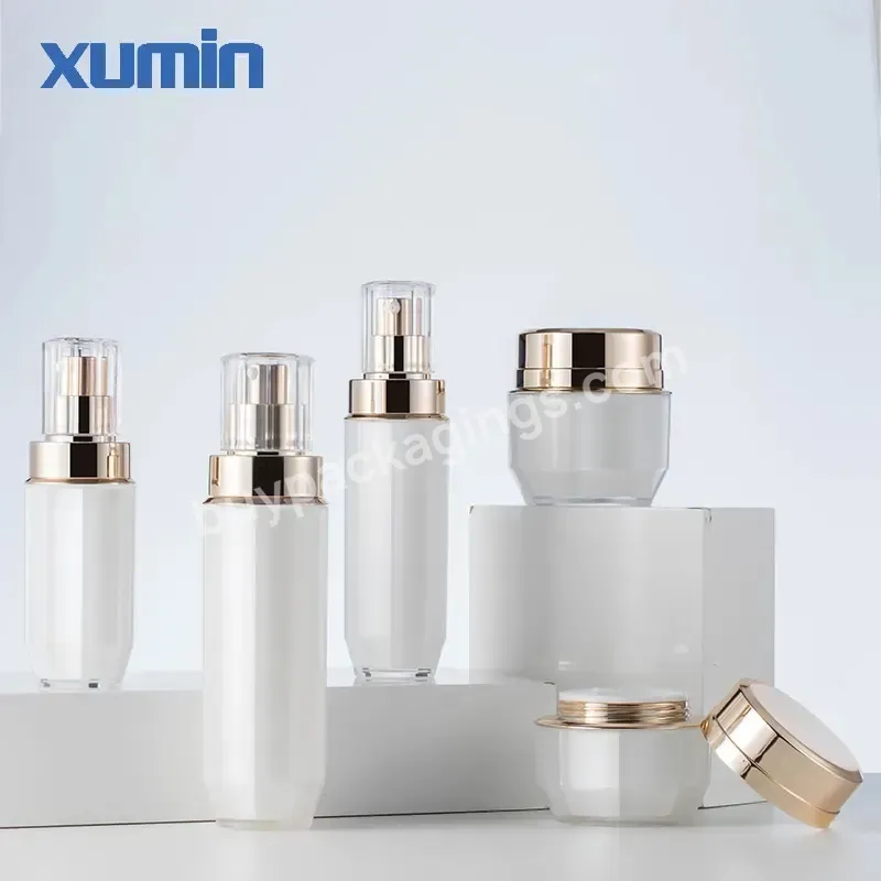 30g 50g Luxury Cosmetic Empty Plastic Bottle Jar Set Skincare Set Packaging Pet Plastic Bottle 30ml 50ml 100ml Ps Cream Bottle