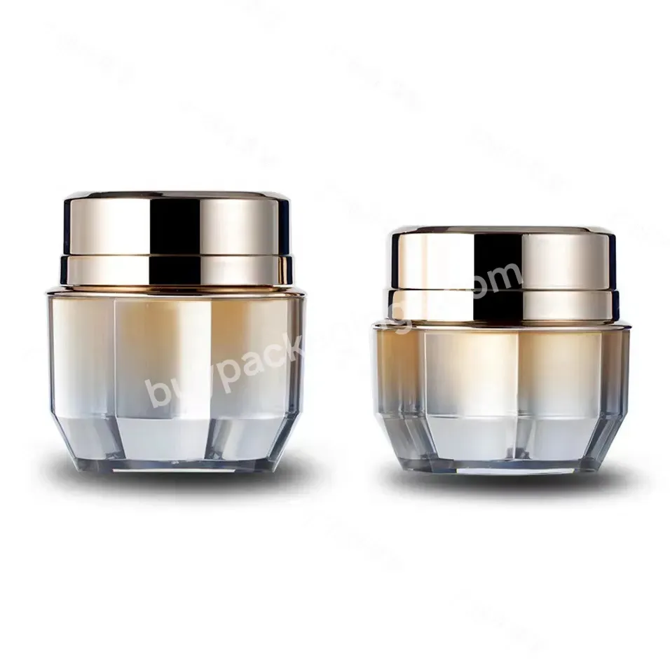 30g 50g Luxury White Plastic Cosmetic Jars Skin Care Cream Lotion Cosmetic Packaging Wholesale