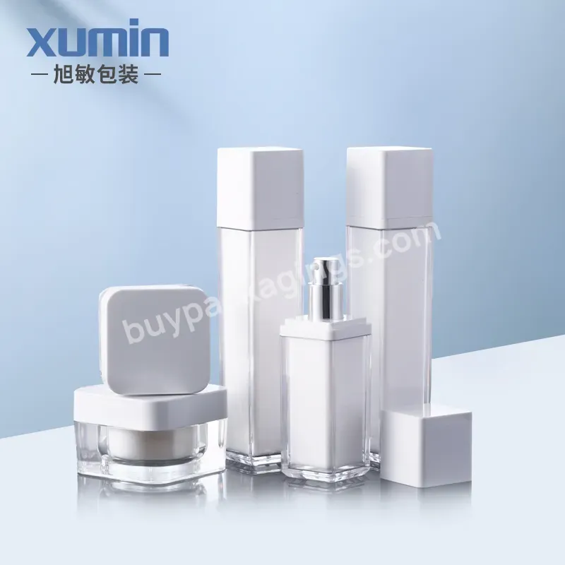 30g Acrylic Cosmetic Jar And 50ml Lotion Pump Bottle With 100ml Spray Bottle And Pump Bottle