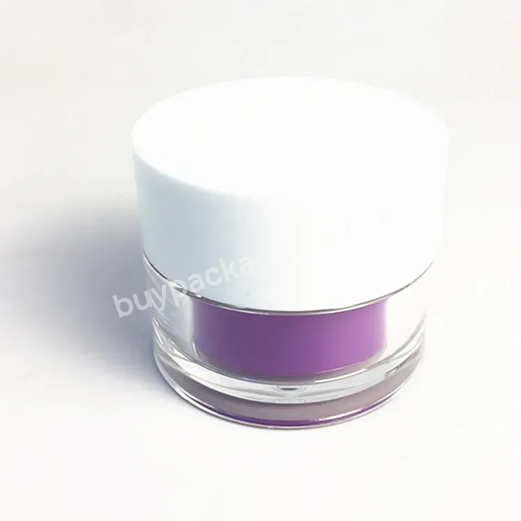 30g Clear Color Airless Double Wall Refillable Acrylic Face Cream Empty Jar - Buy Acrylic Cosmetic Jar,Cosmetics Acrylic Cream Empty Jar,50ml Acrylic Jar.