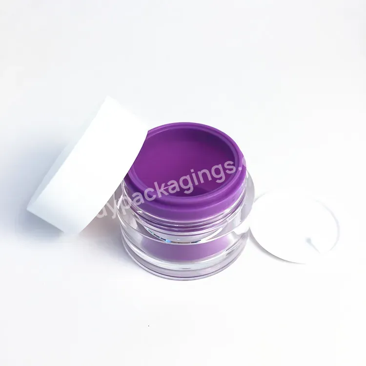 30g Clear Color Airless Double Wall Refillable Acrylic Face Cream Empty Jar - Buy Acrylic Cosmetic Jar,Cosmetics Acrylic Cream Empty Jar,50ml Acrylic Jar.