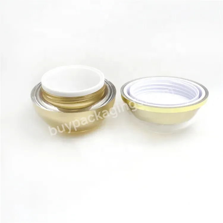 30g Luxury Empty Cosmetic Container Jars Acrylic Cream Jar For Skin Care Packaging