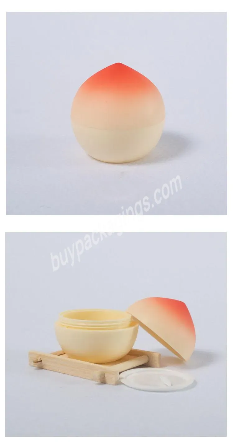 30g Wholesale Empty Fruit Cream Plastic Jar Sorting Jar Travel Portable Cosmetic Cream Jar