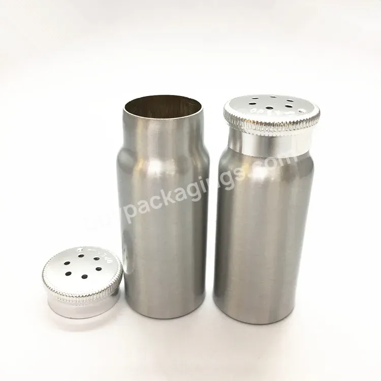 30g,50g,80g,120g,160g,200g Talcum Powder Bottle Silver Aluminum Powder Shaker Bottle