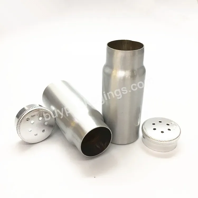 30g,50g,80g,120g,160g,200g Talcum Powder Bottle Silver Aluminum Powder Shaker Bottle