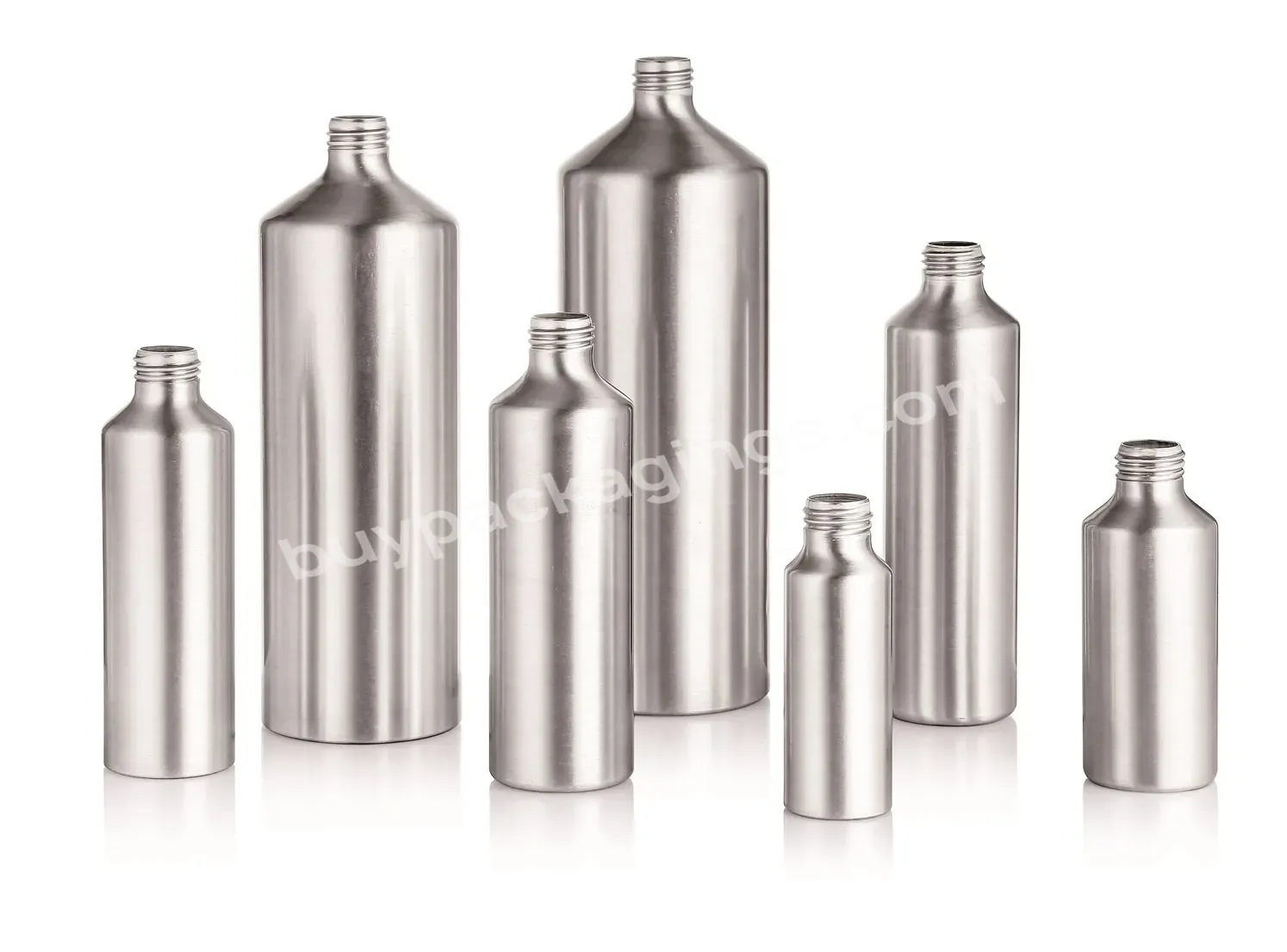 30ml-1000ml Sloping Flat Shoulder Refillable Metal Aluminum Pump Bottles Lotion Shampoo Gel Sprayer Bottles