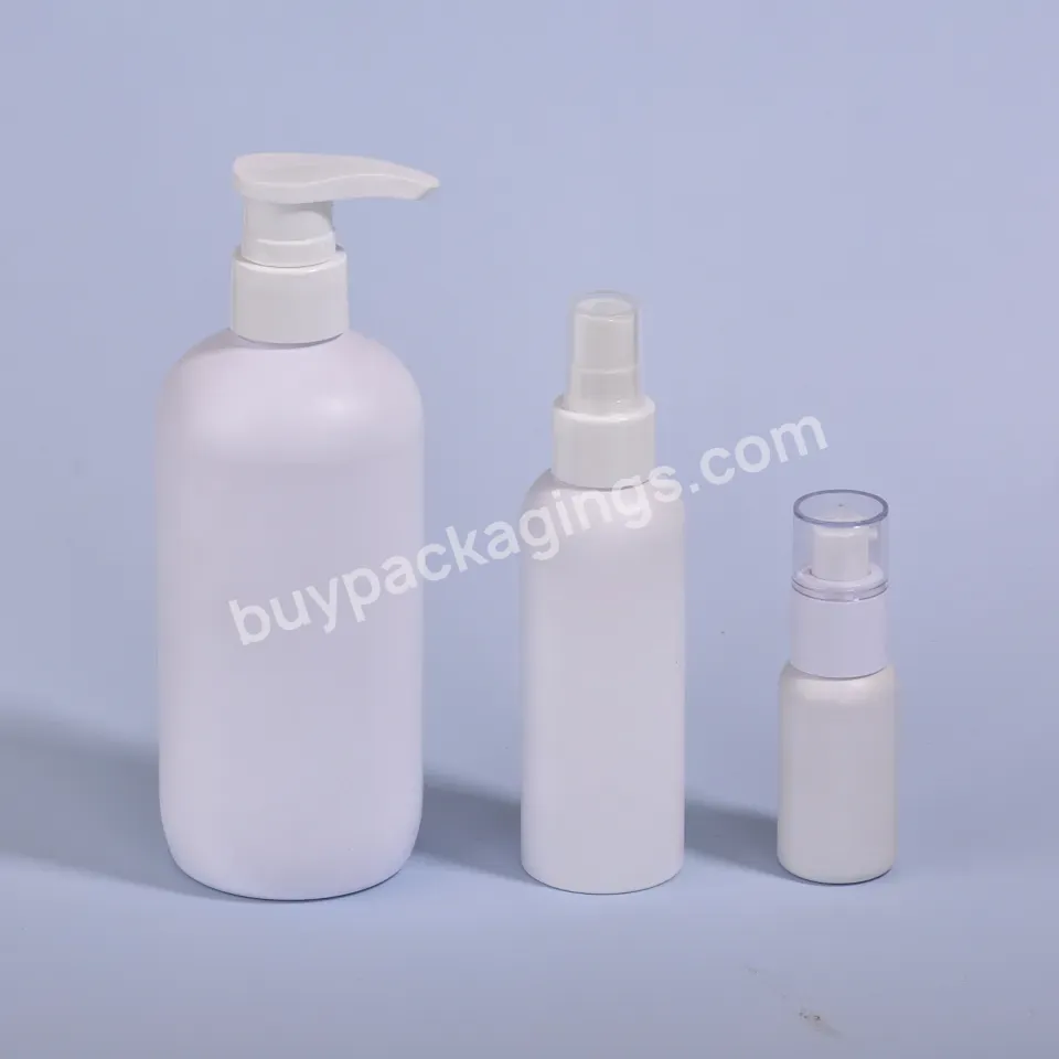 30ml 130ml 430ml Pet Plastic Lotion Bottle With Custom Pump Luxury Body Lotion Packaging Lotion Bottle