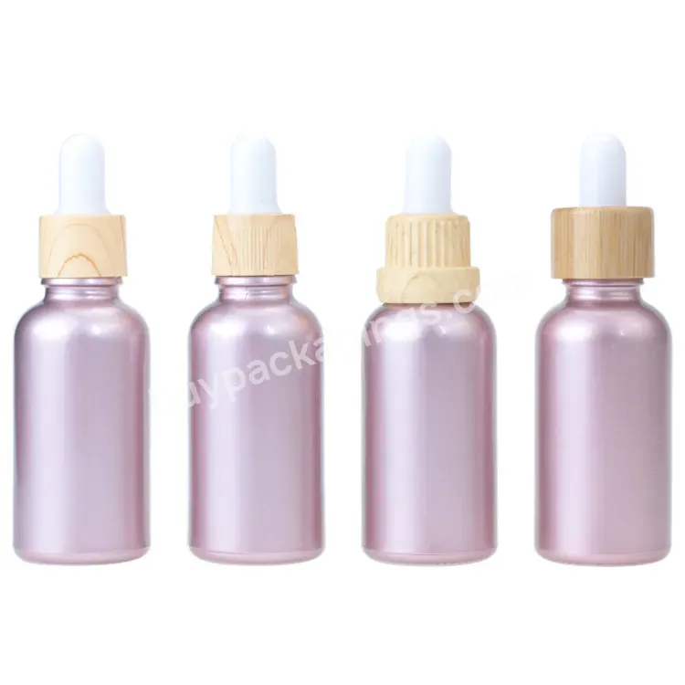 30ml 1oz Solid Rose Gold Glass Dropper Bottle Empty Essential Oil Bottle