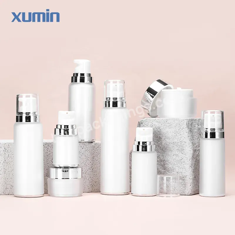 30ml 40ml 50ml 80ml 100ml 120ml Frosted Lotion Pump Bottle With 25g Cream Frosted 35g Jars And Plastic Foaming Pump Bottle 100ml