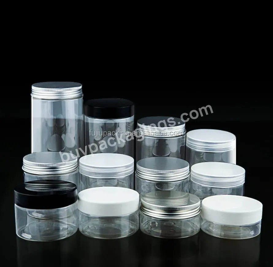 30ml 50ml 100ml 120ml 200ml 250ml 500ml Plastic Pet Jar Container With Plastic Lid - Buy 30ml 50ml 100ml 120ml 200ml 250ml 500ml Plastic Pet Jar,Hot Sale Plastic Pet Jar Container,Pet Jar Container With Plastic Lid Food Jar.