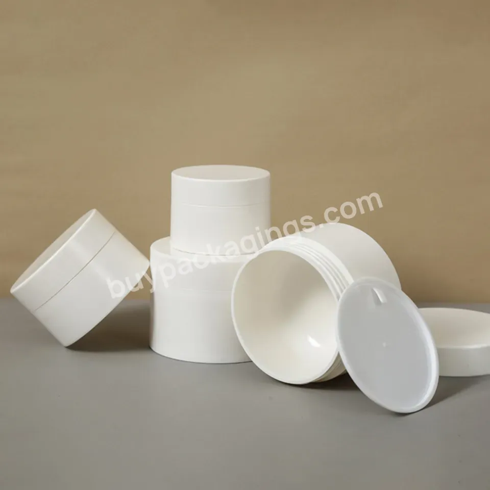 30ml 50ml 100ml 120ml White Pp Cream Jar Cosmetic Packaging Neck Cream Facial-pack Plastic Cream Jar