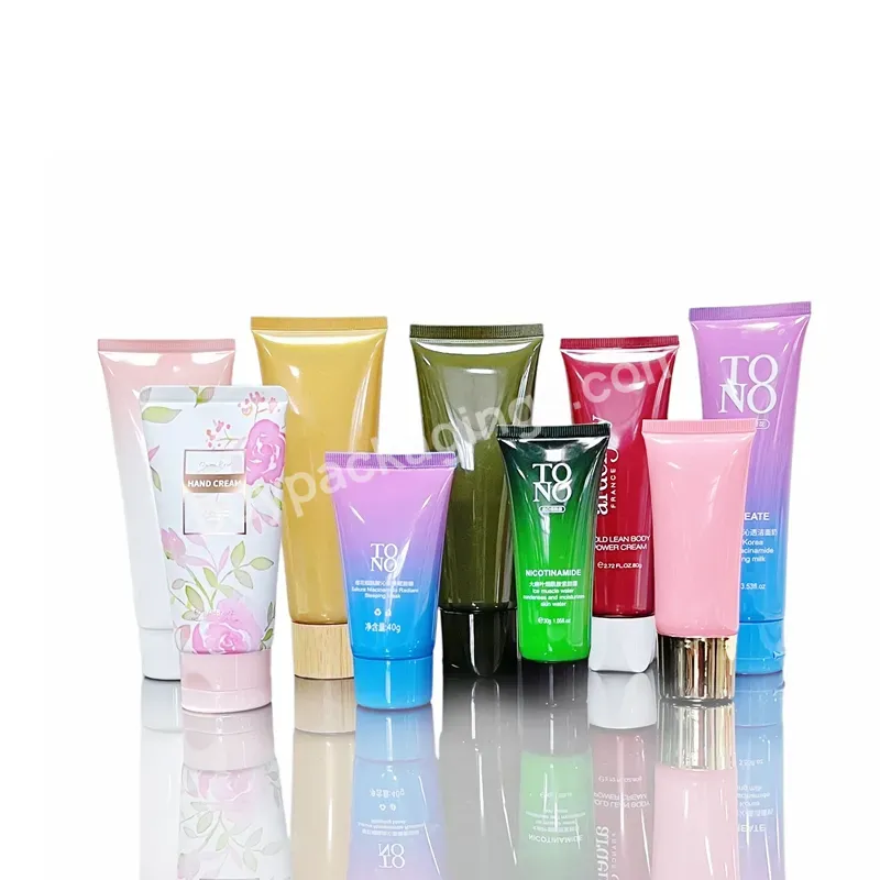 30ml 50ml 100ml 150ml 200ml 250ml Facial Cleanser Hand Lotion Bb Cream Cosmetic Packaging Plastic Tube For Skin Care