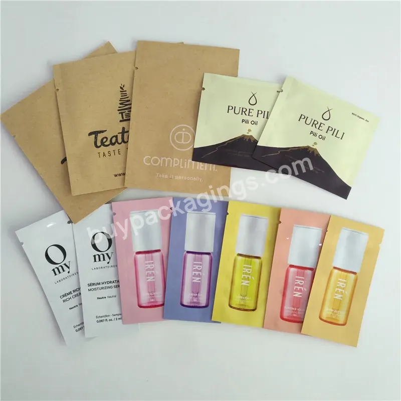 30ml 50ml 100ml Empty Plastic Sachet Face Mask Hair Masks Packaging Gels And Cream Bag For Cosmetics