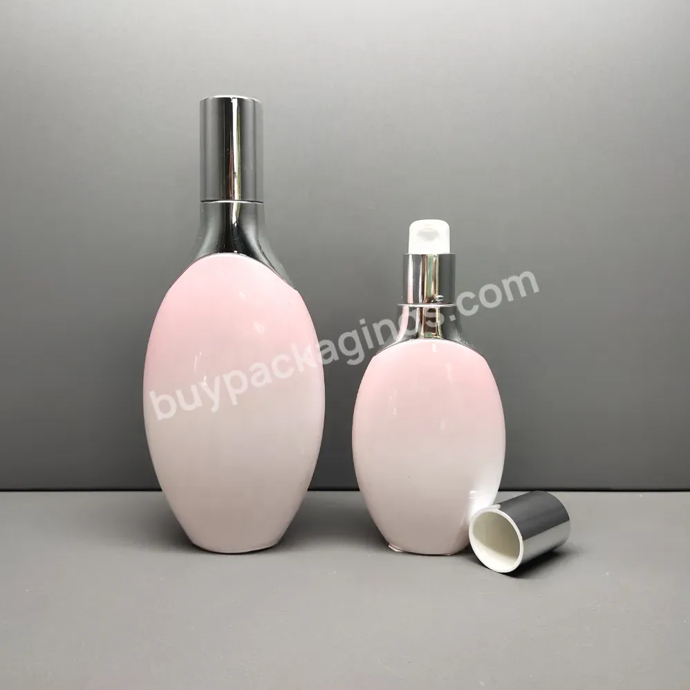 30ml 50ml 100ml Glass Lotion Pump Bottle Face Cream Jar Cosmetic Packaging With High Quality