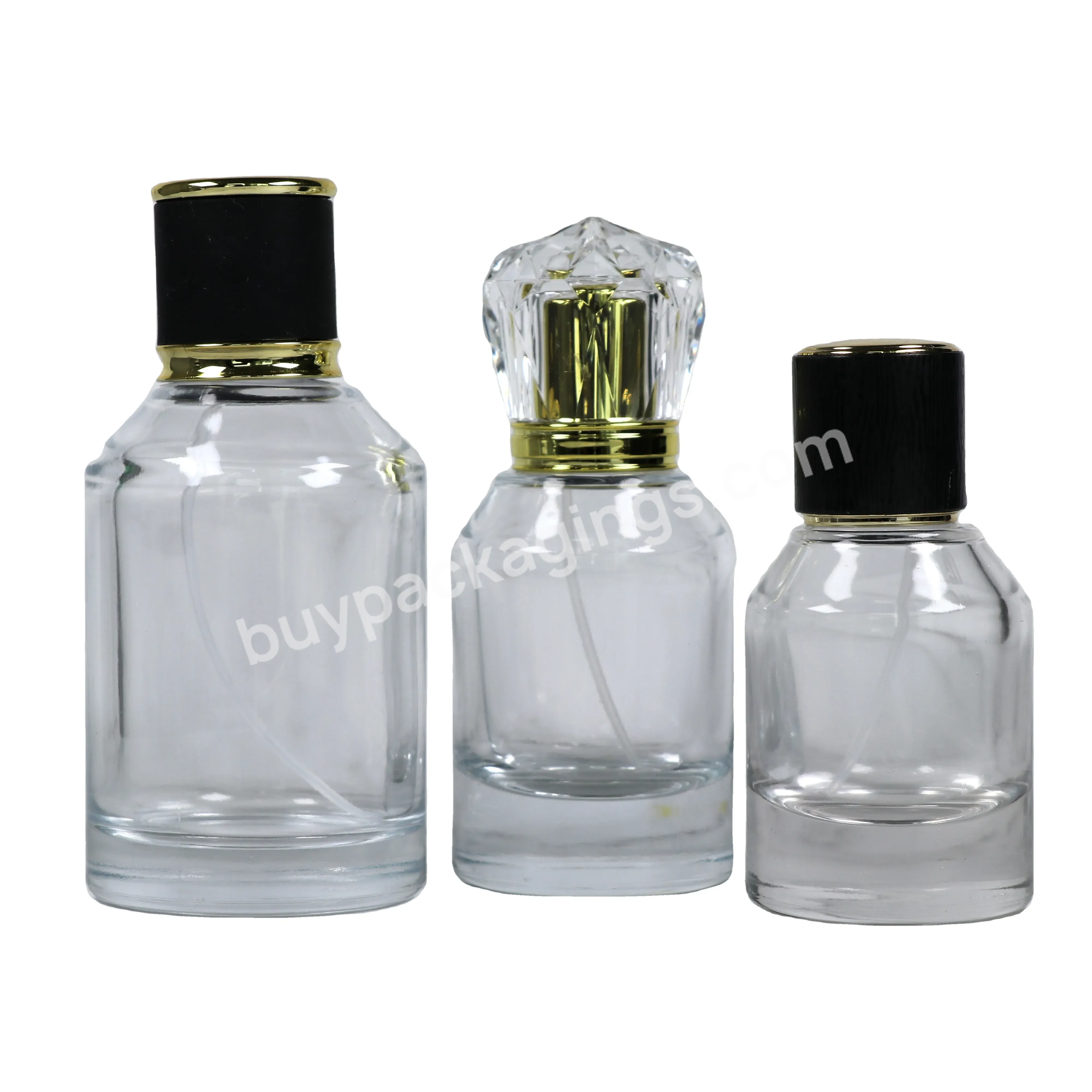 30ml 50ml 100ml Glass Skincare Packaging Cosmetic Perfume Diagonal Shoulder Sprayer Glass Bottle