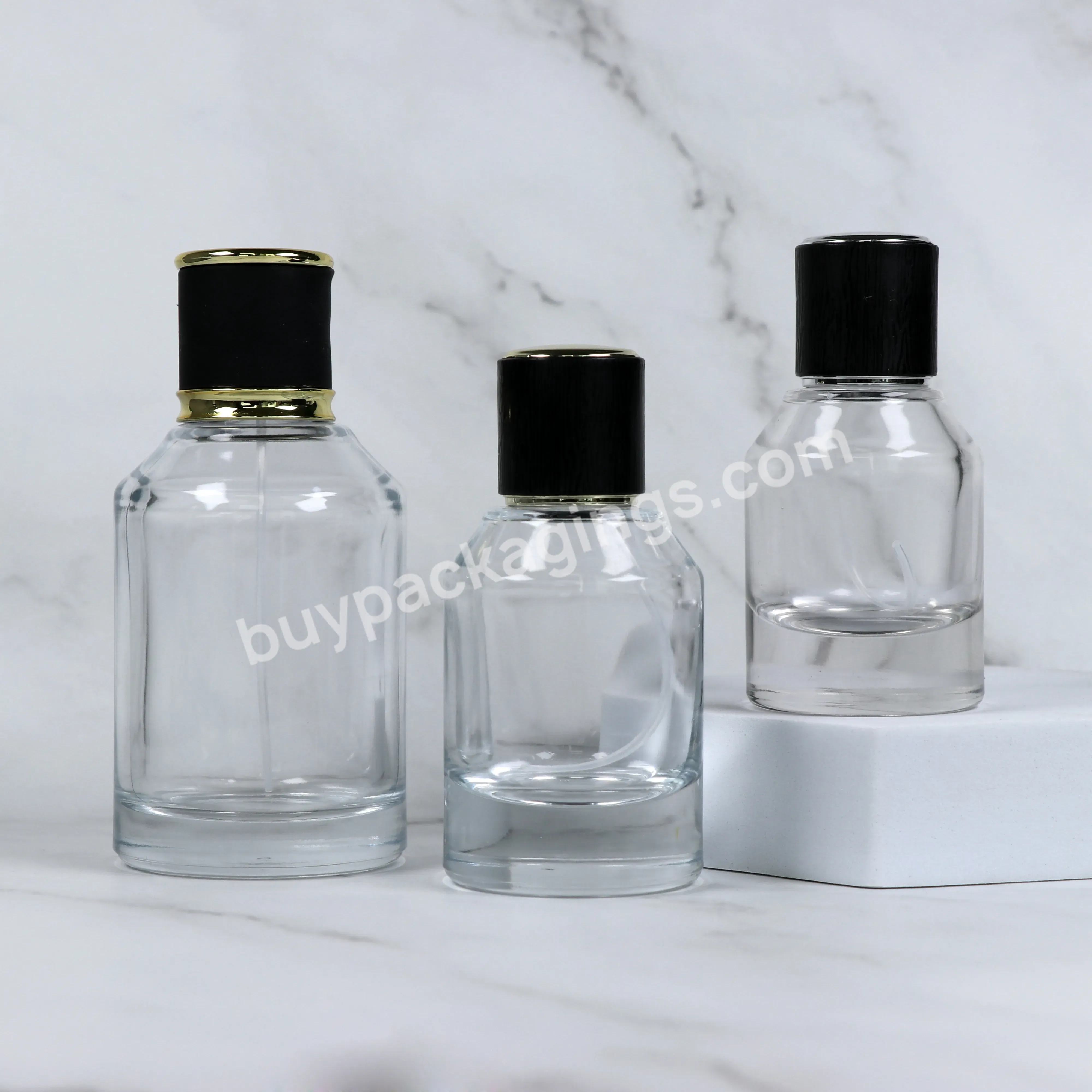 30ml 50ml 100ml Glass Skincare Packaging Cosmetic Perfume Diagonal Shoulder Sprayer Glass Bottle