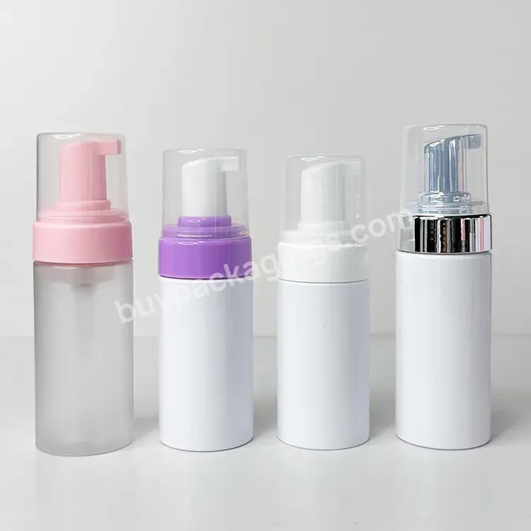 30ml 50ml 60ml 100ml 120ml 150ml 200ml Pet Foam Pump Pink Purple Cosmetics Soap Foam Pump Bottle Foam Eyelash Dispenser Bottle