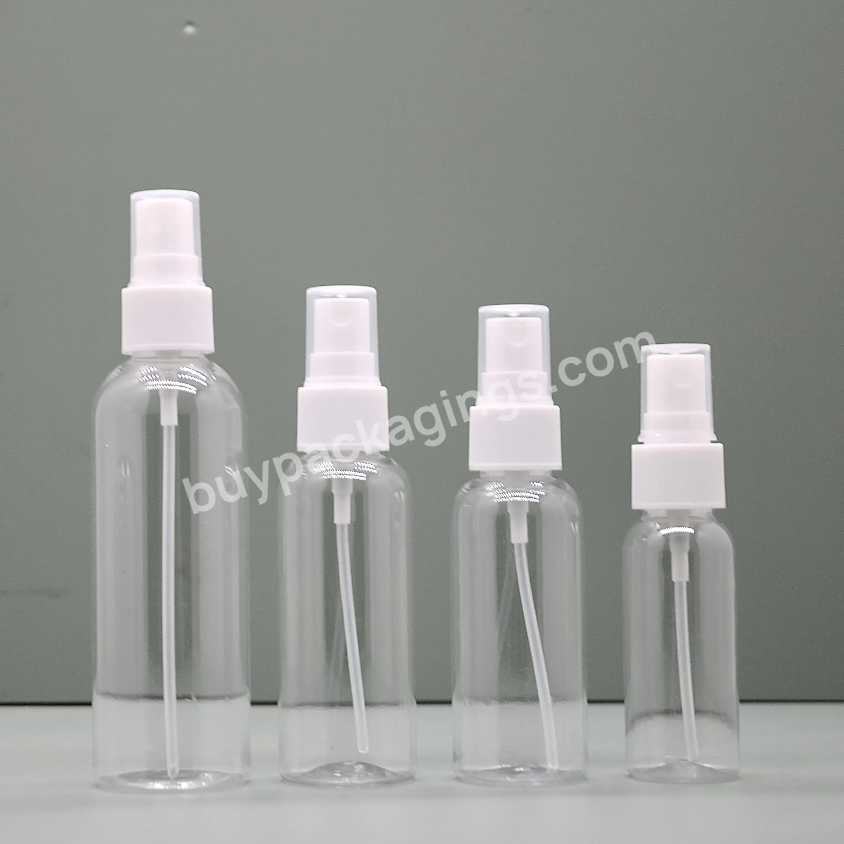 30ml 50ml 60ml 100ml Empty Small Clear Spray Bottle Face Mist Transparent Plastic Spray Bottle