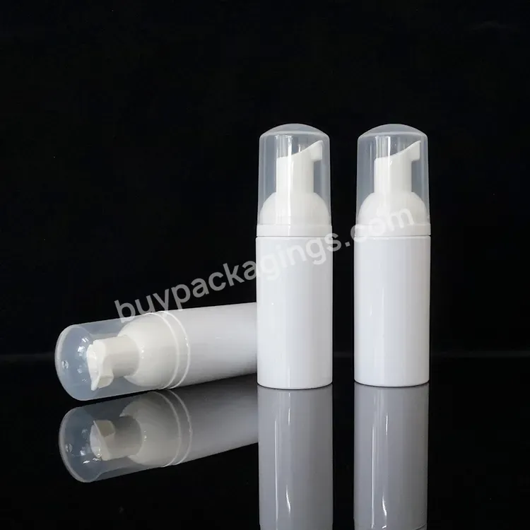 30ml 50ml 60ml Cosmetics Soap Shampoo Foam Pump Bottles White Lash Foam Dispenser Bottle For Face Cleaning