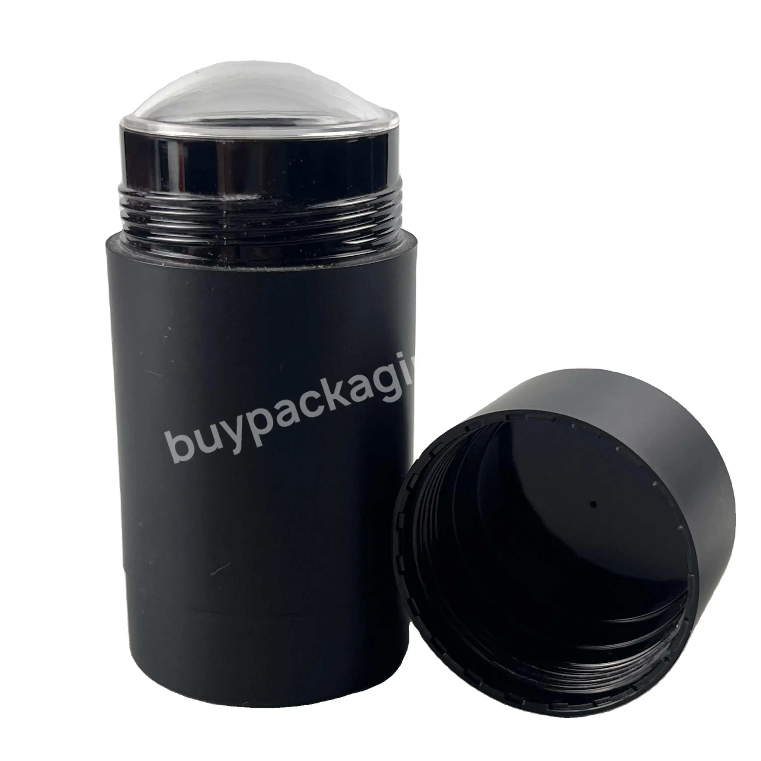 30ml 50ml 75ml Oem As Bottle Cosmetic Empty Deodorant Stick Container Round Shape With Screw Cap Manufacturer/wholesale