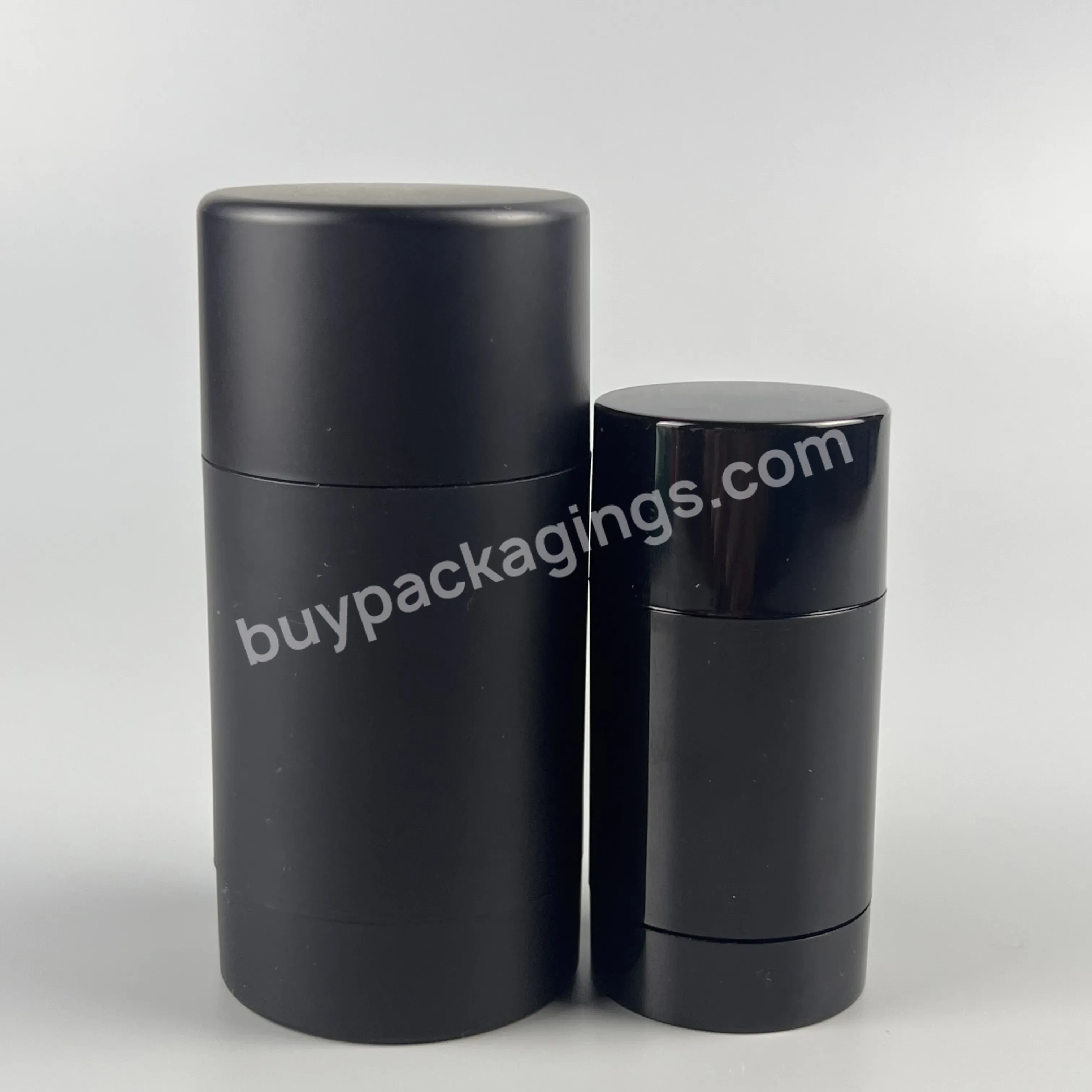 30ml 50ml 75ml Oem As Bottle Cosmetic Empty Deodorant Stick Container Round Shape With Screw Cap Manufacturer/wholesale