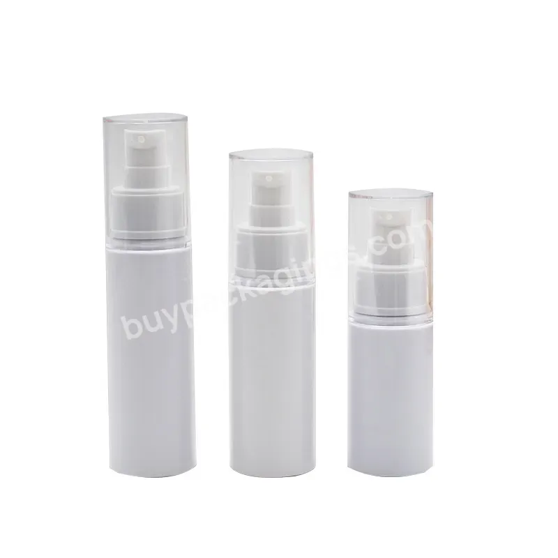 30ml 50ml 80ml 100ml Cylinder Plastic Perfume Bottle With Snap Big Over Cap