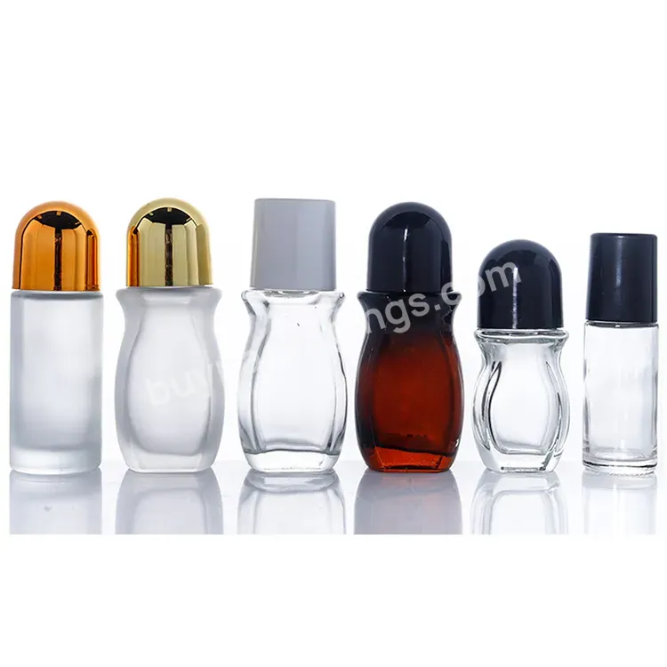 30ml 50ml Clear Thick Roll On Glass Bottles