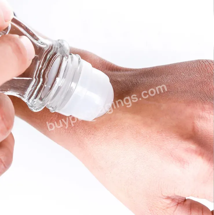 30ml 50ml Clear Thick Roll On Glass Bottles