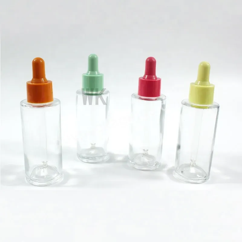 30ml 50ml Cosmetic Serum Colorful Glass Bottles High Quality Custom Design Glass Dropper Bottle